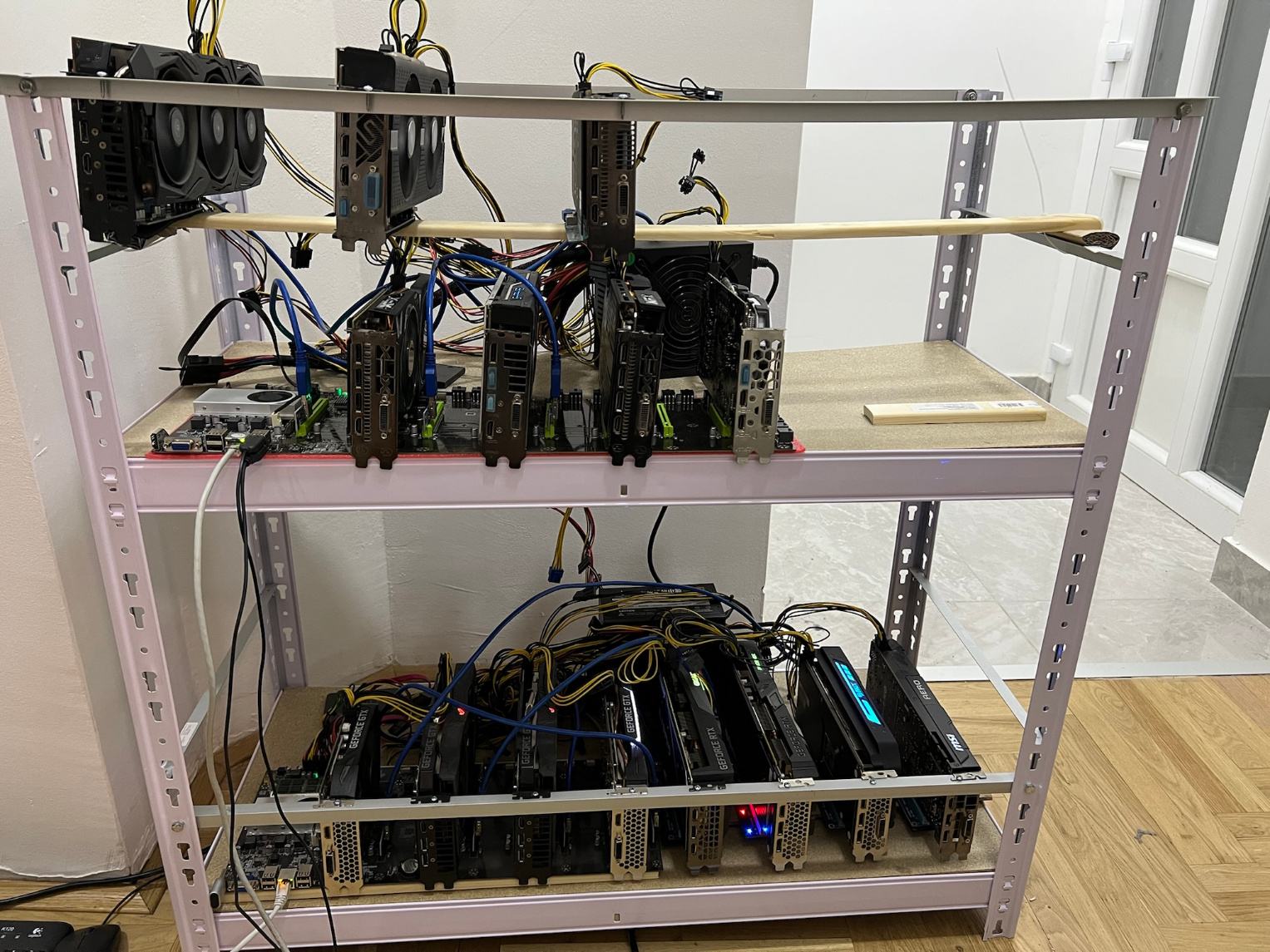 2 x Mining rig 15 GPU 500 mh/s ETH