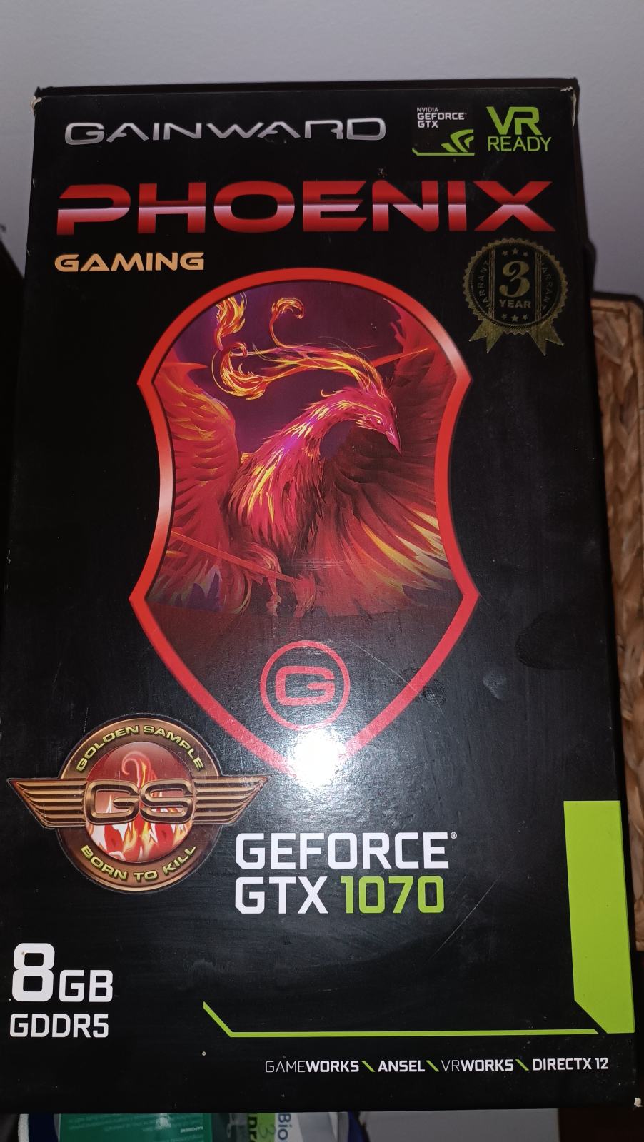 Gainward GTX1070 Phoenix GS 8gb