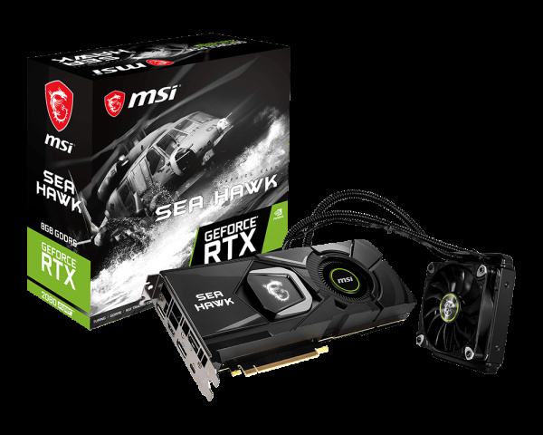Nvidia Geforce Msi Rtx 2080 Ti Sea Hawk Ek Graphics Card Rtx 2080