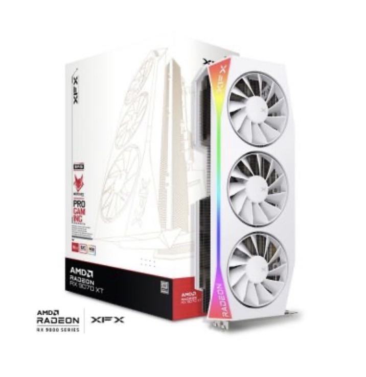 Grafi ka Kartica XFX AMD Radeon RX 9070 XT Mercury OC White Gaming 16 grafi-ka-kartica-xfx-amd-radeon-rx-9070-xt-mercury-oc-white-gaming-16