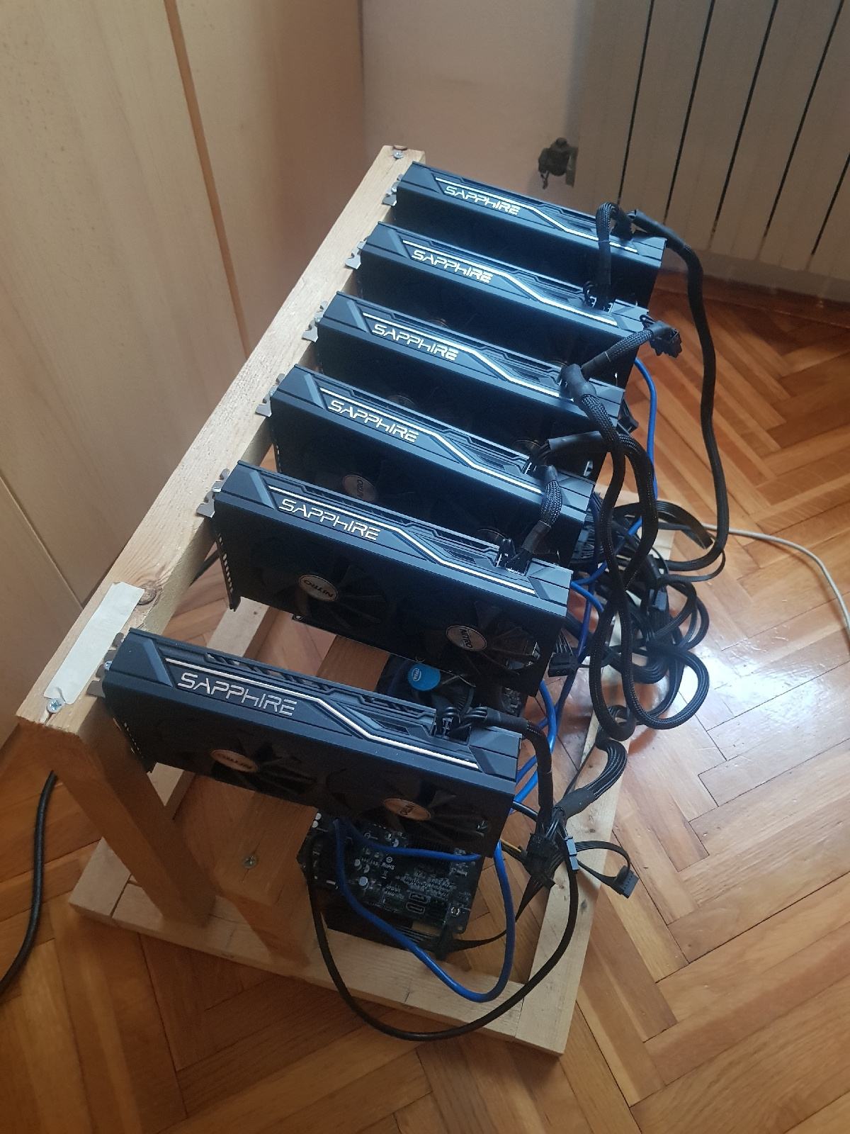 Mining rig 6 x RX 470 Sapphire