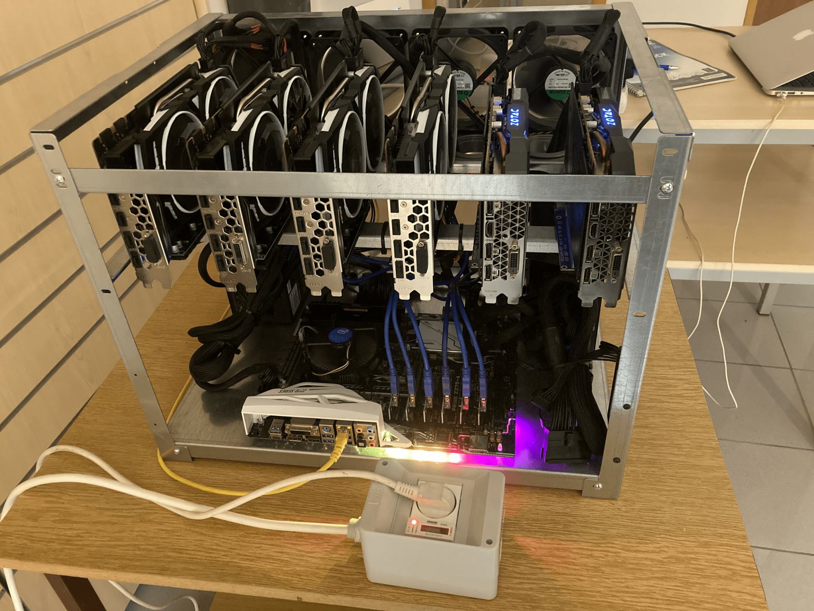 10k Mining Rig Mining rig - 6x 1080ti - 270MHS