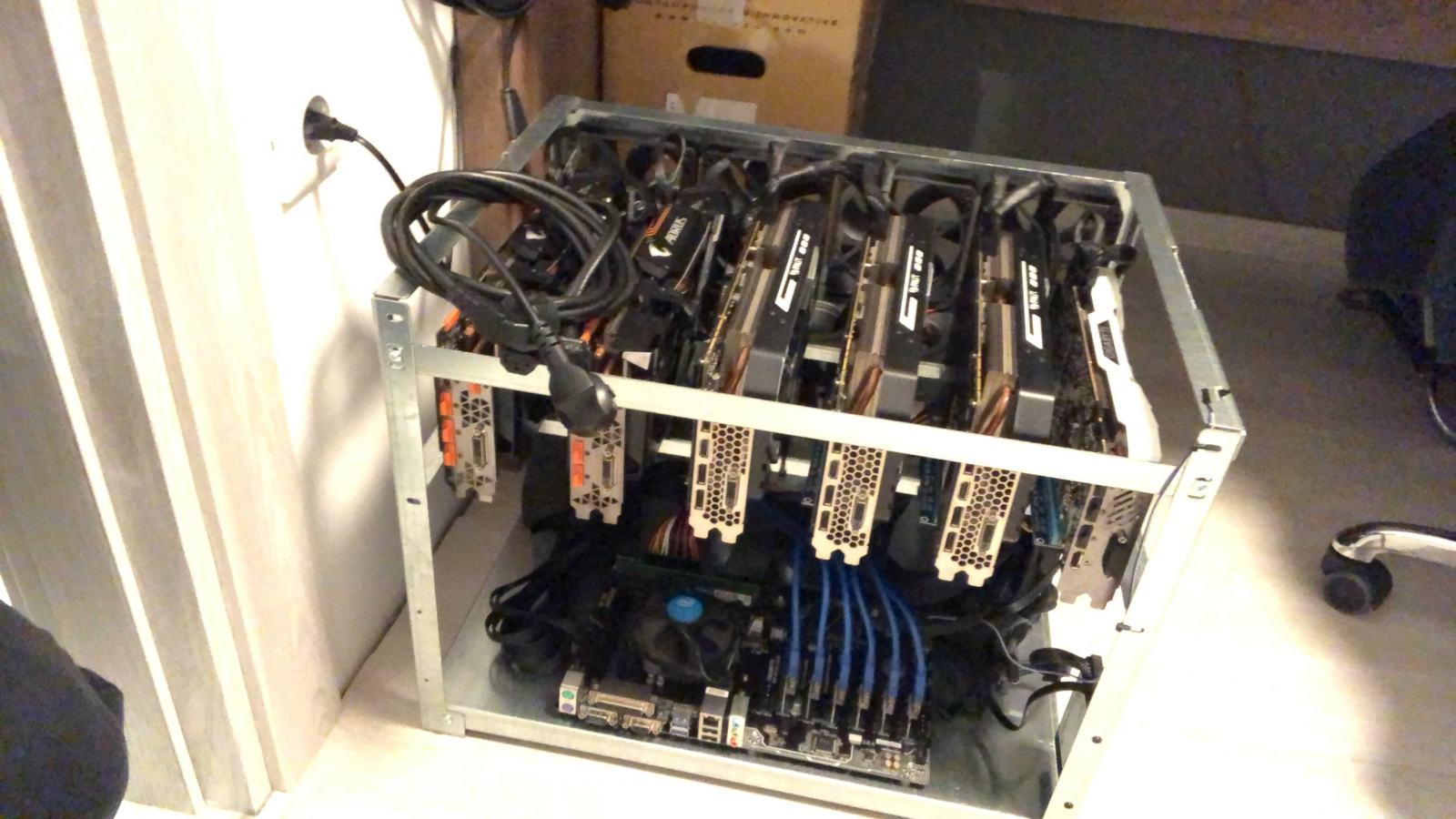 10k Mining Rig Mining rig 6x1080TI ~264MH/s