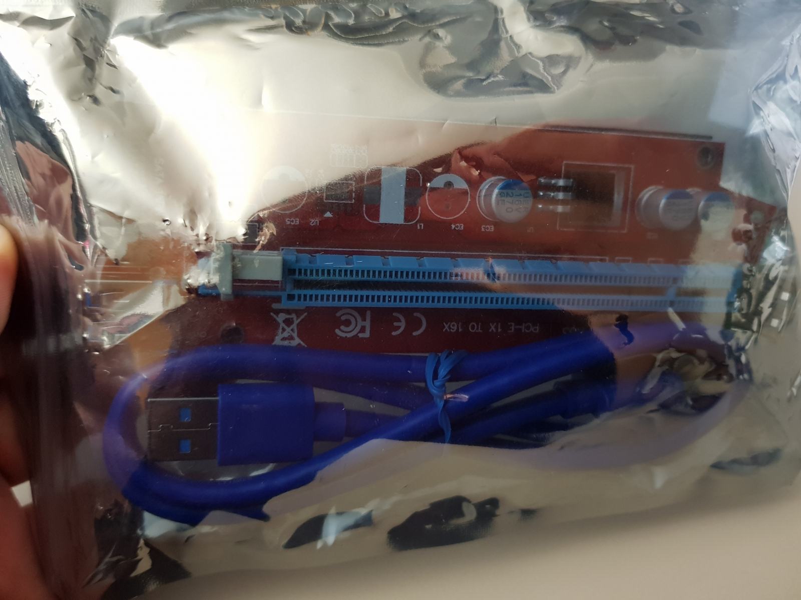 Riser 007s pci-e mining rig