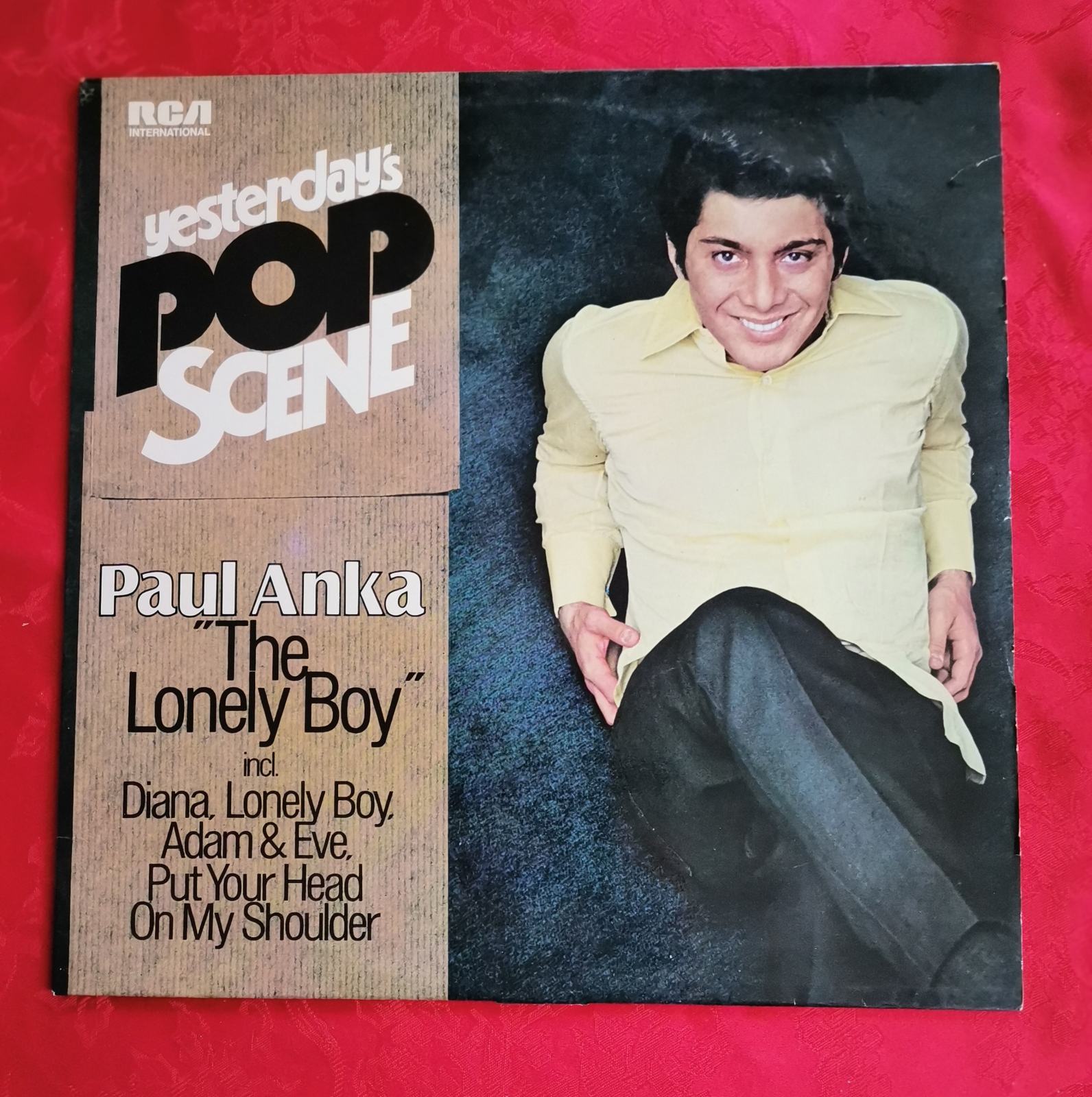 LP PAUL ANKA - Yesterdays Pop Scene - The Lonley Boy