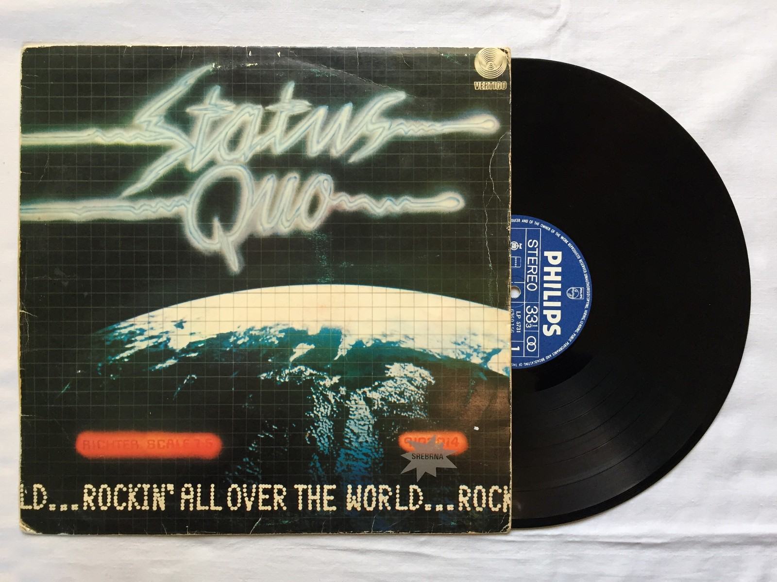 Status Quo ‎– Rockin All Over The World, LP ploča, PGP RTB 1978.