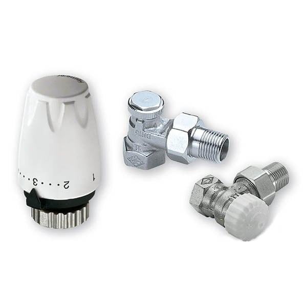 Heimeier Radiator Radijatorski Heimeier set kutni. Ventil, termostatska glava i prigušni