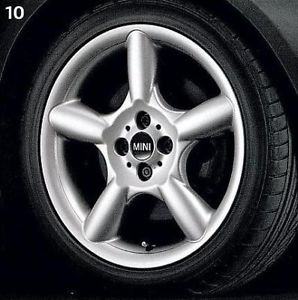 MINI Cooper felge R110 Silver Pace Spoke 4x100 s gumama 17