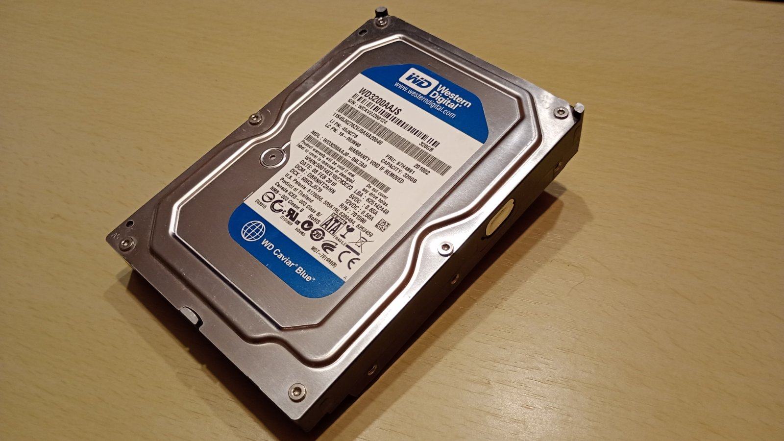 Hard Disk Interno WD Caviar Blue 320 GB 3.5″ – SATA II 7200 RPM – Ricondizionato Certificato - copertina