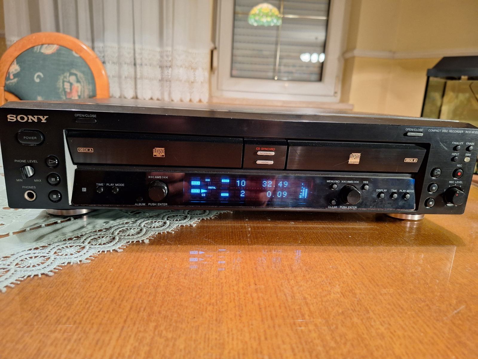 Sony Rcd W100 CD recorder Sony RCD-W100