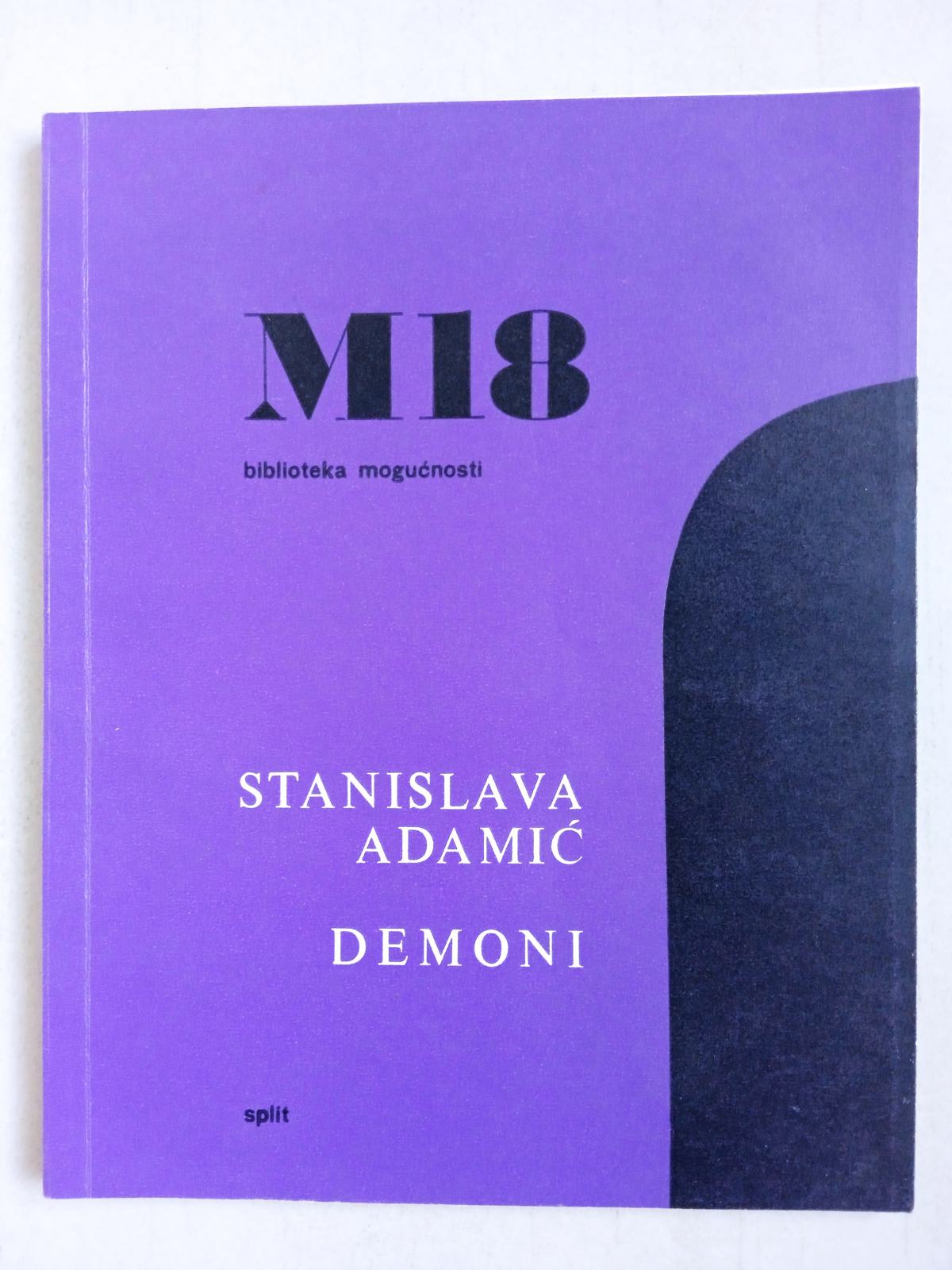 Stanislava Adamić: Demoni (Split,1974.) RIJETKO