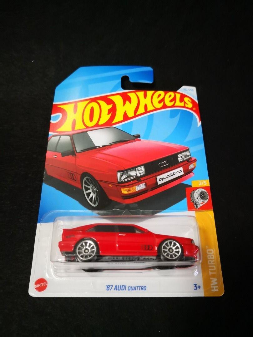 Hot Wheels '87 Audi Quattro Clásico De Colección