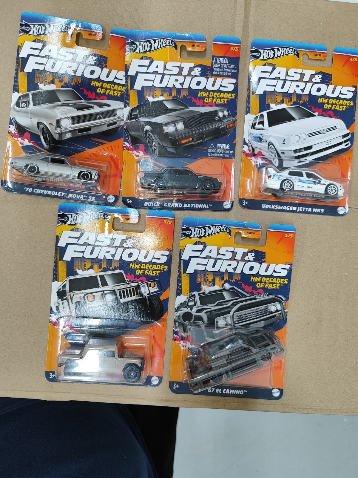 Hotwheels 1/64 🇨🇵 Fast and Furious Decades of Fast Série 5/5 de 2024