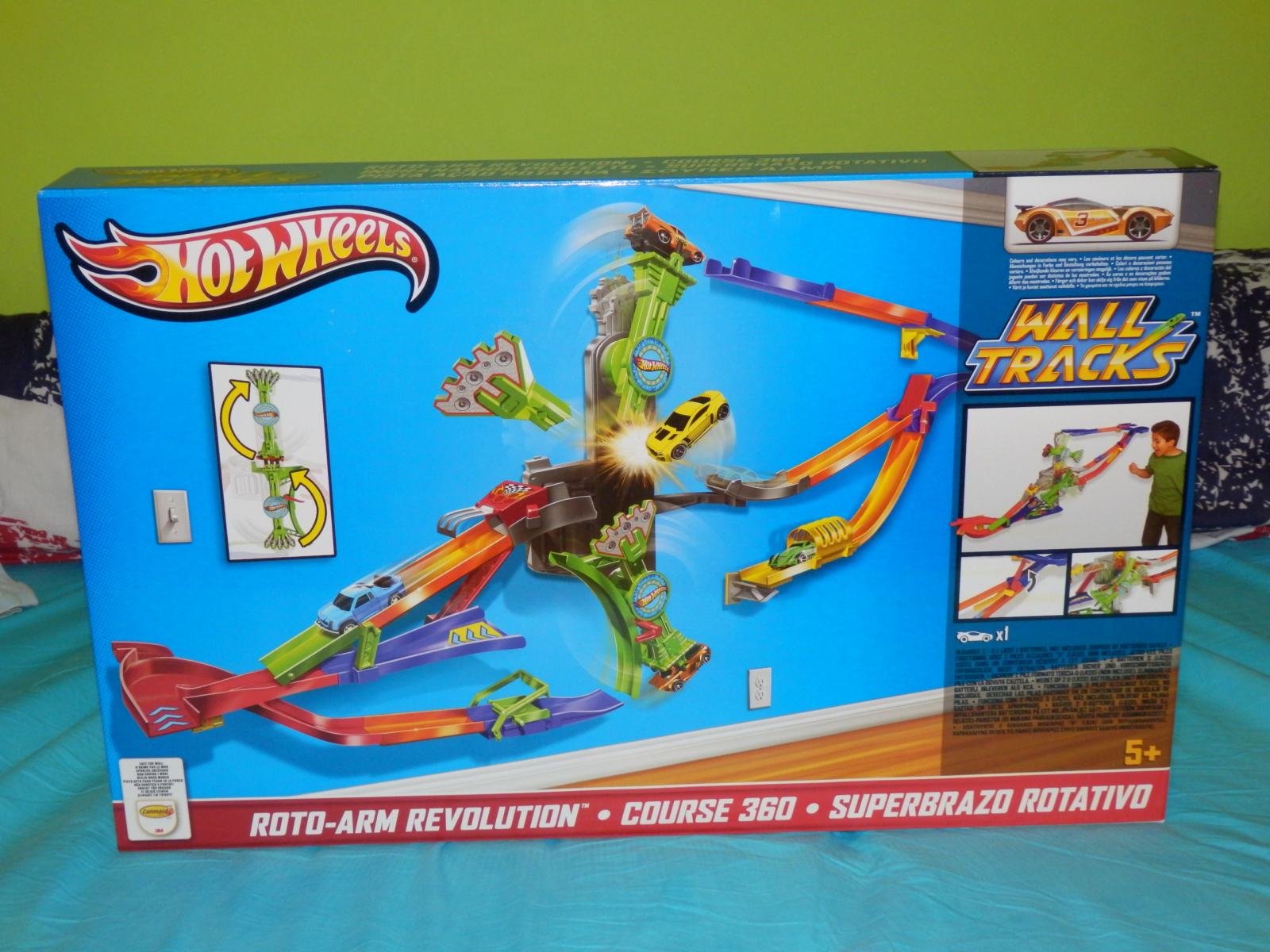 Hot Wheels Roto-Arm Revolution (zidna auto staza)-NOVO-SNIŽENO