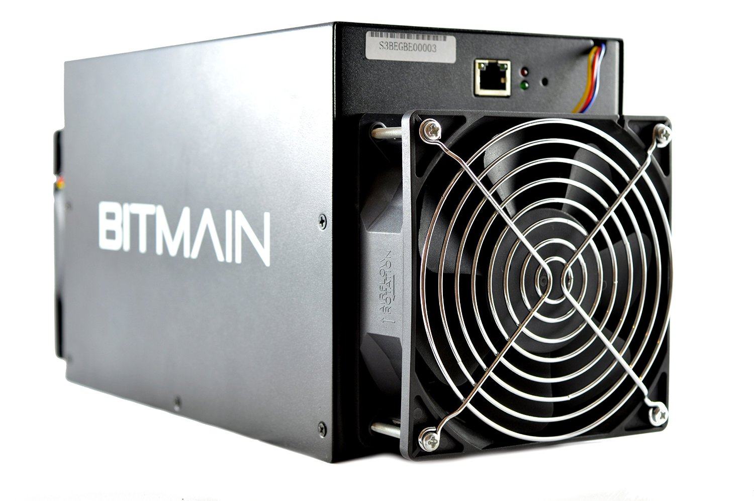 Bitmain AntMiner S3+ 453Gh/s Bitcoin miner + napajanje HP 1000 W
