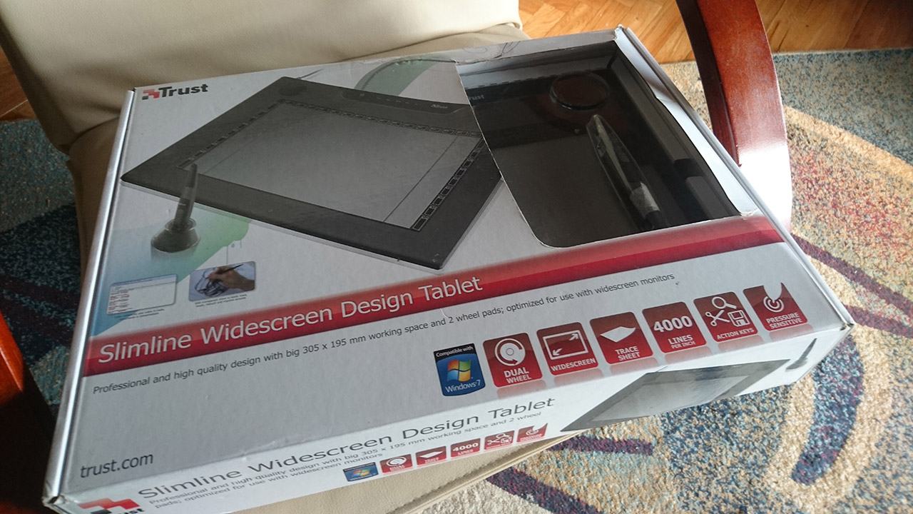 Grafički tablet Trust Slimline Widescreen TB-7300