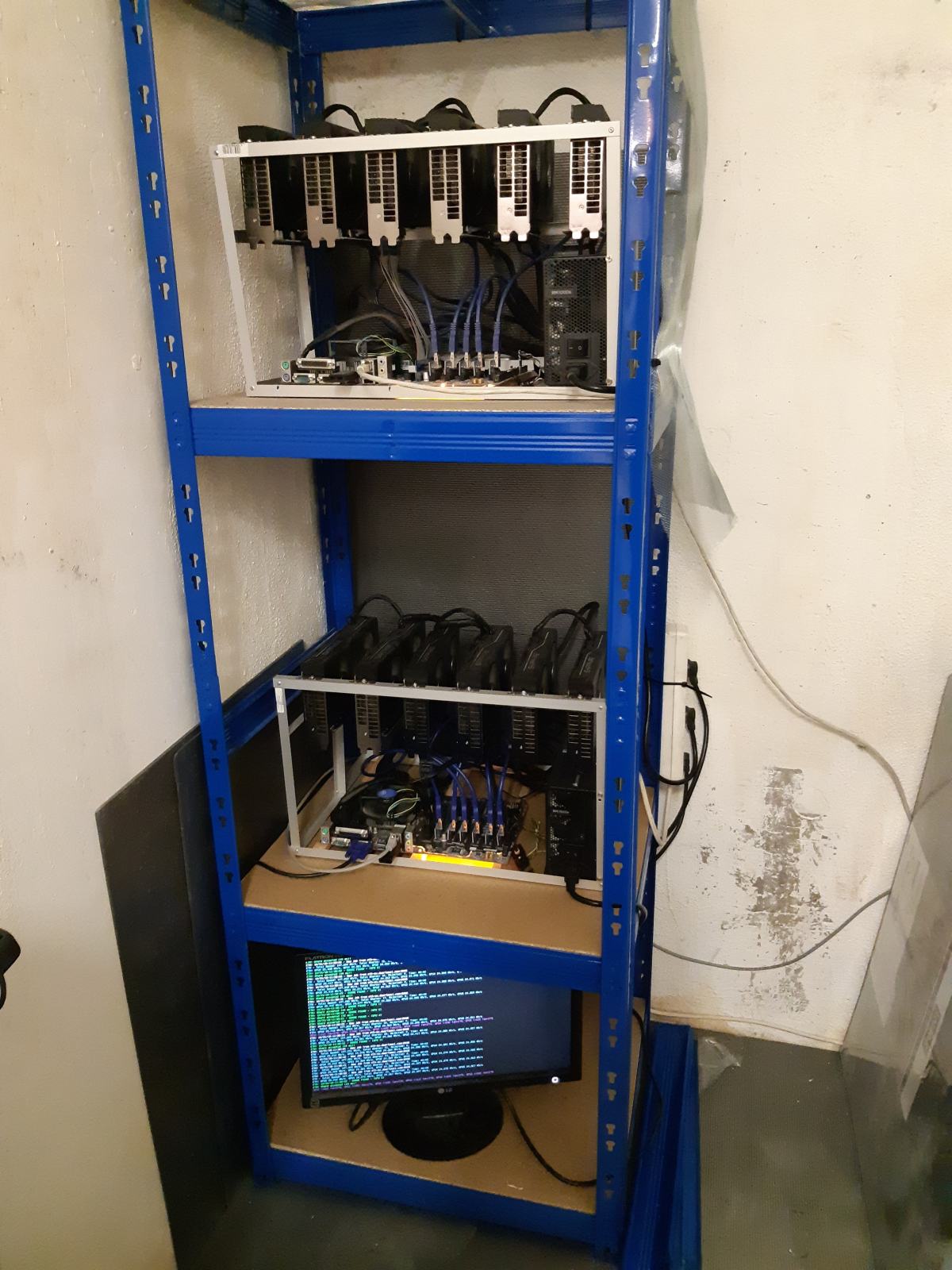 MINING RIG AMD 6 x RX470 - 4GB ram