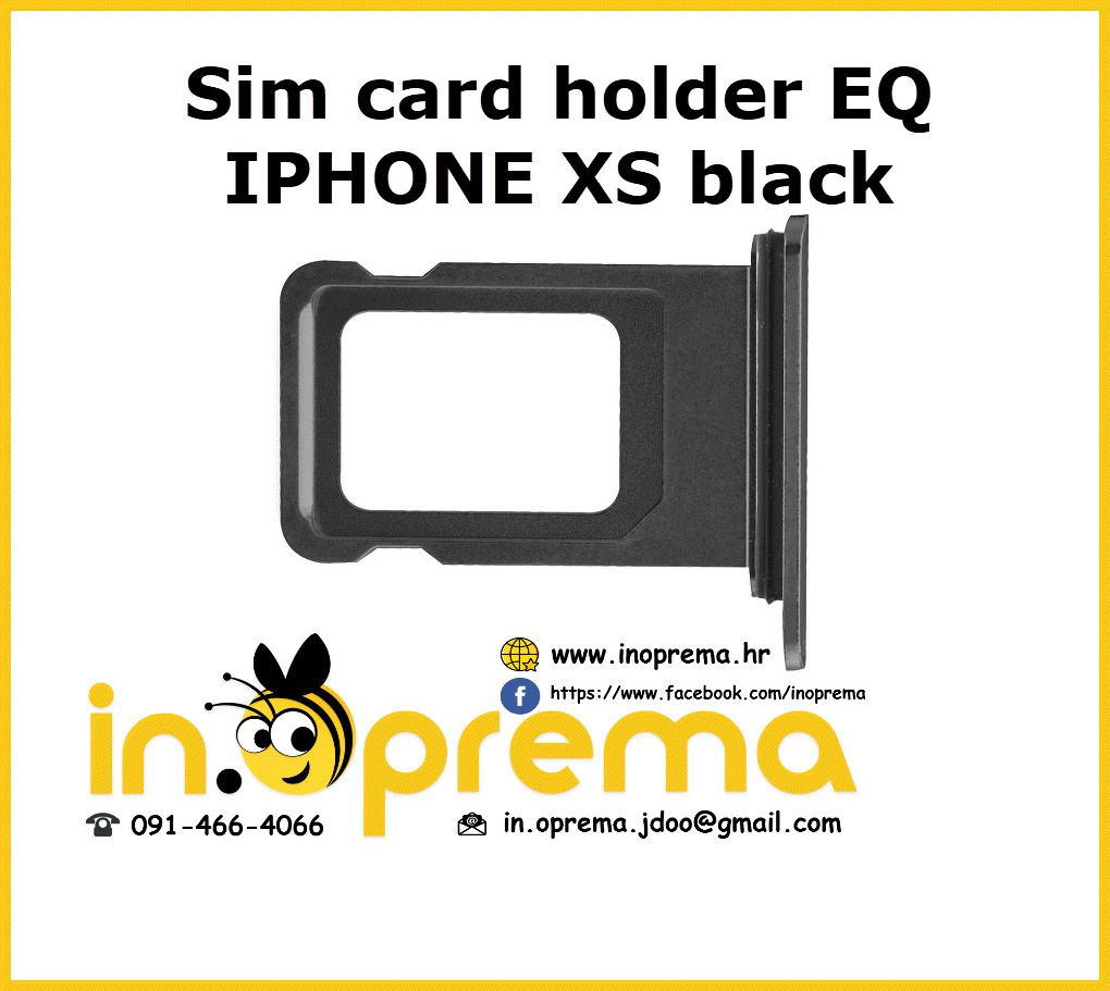 Drzac 2SIM kartice za Iphone XS Max crni