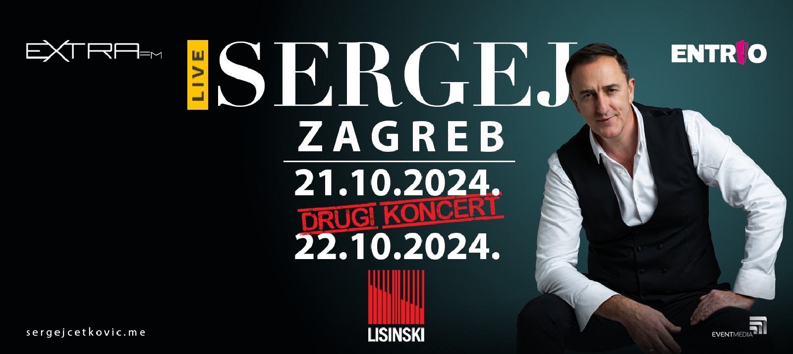3 Karte - Sergej Četković - Lisinski - 21.10.2024