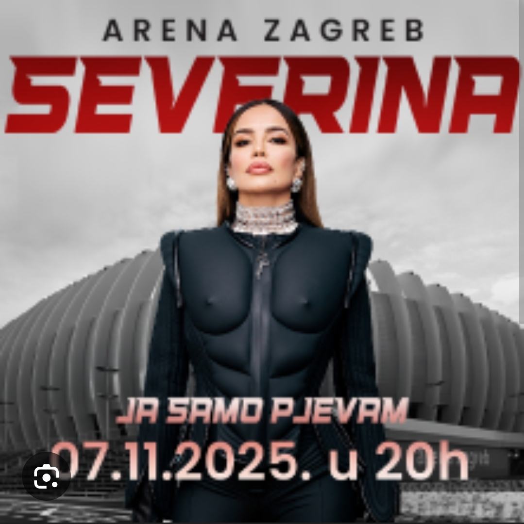 SEVERINA 7.11.2025 Arena - 2 karte