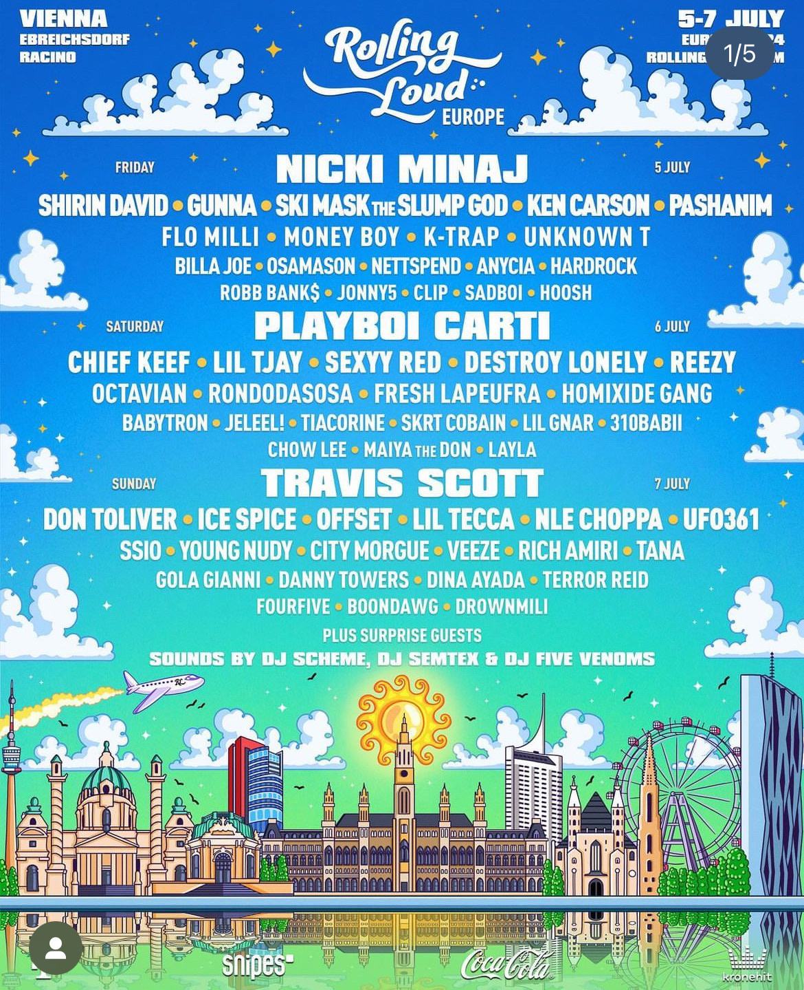 Travis Scott Rolling Loud Karte