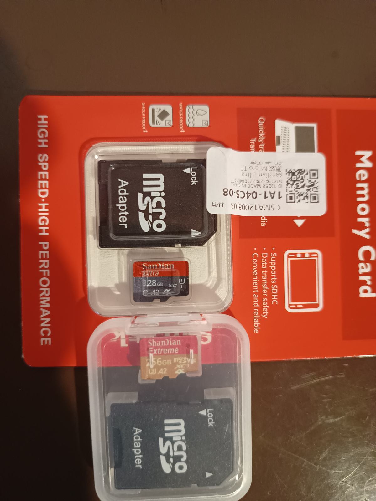 Carte Micro SD SDXC UHS-1 A1 128 Go Gb Giga SANDISK ULTRA