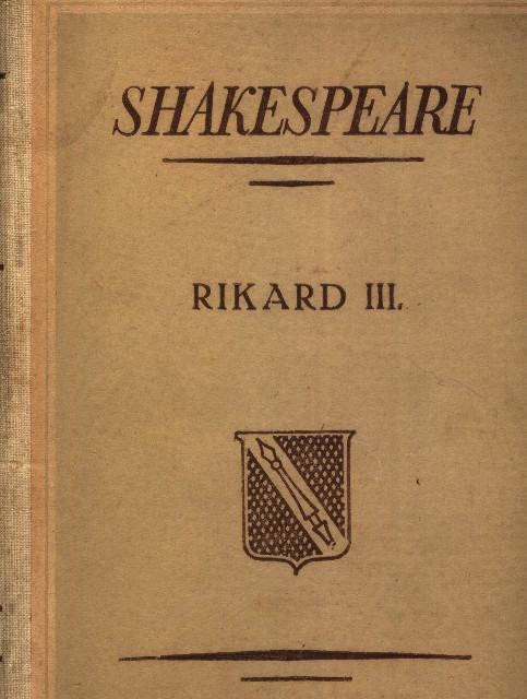 Kaspars Rikard's William Shakespeare - Rikard III.