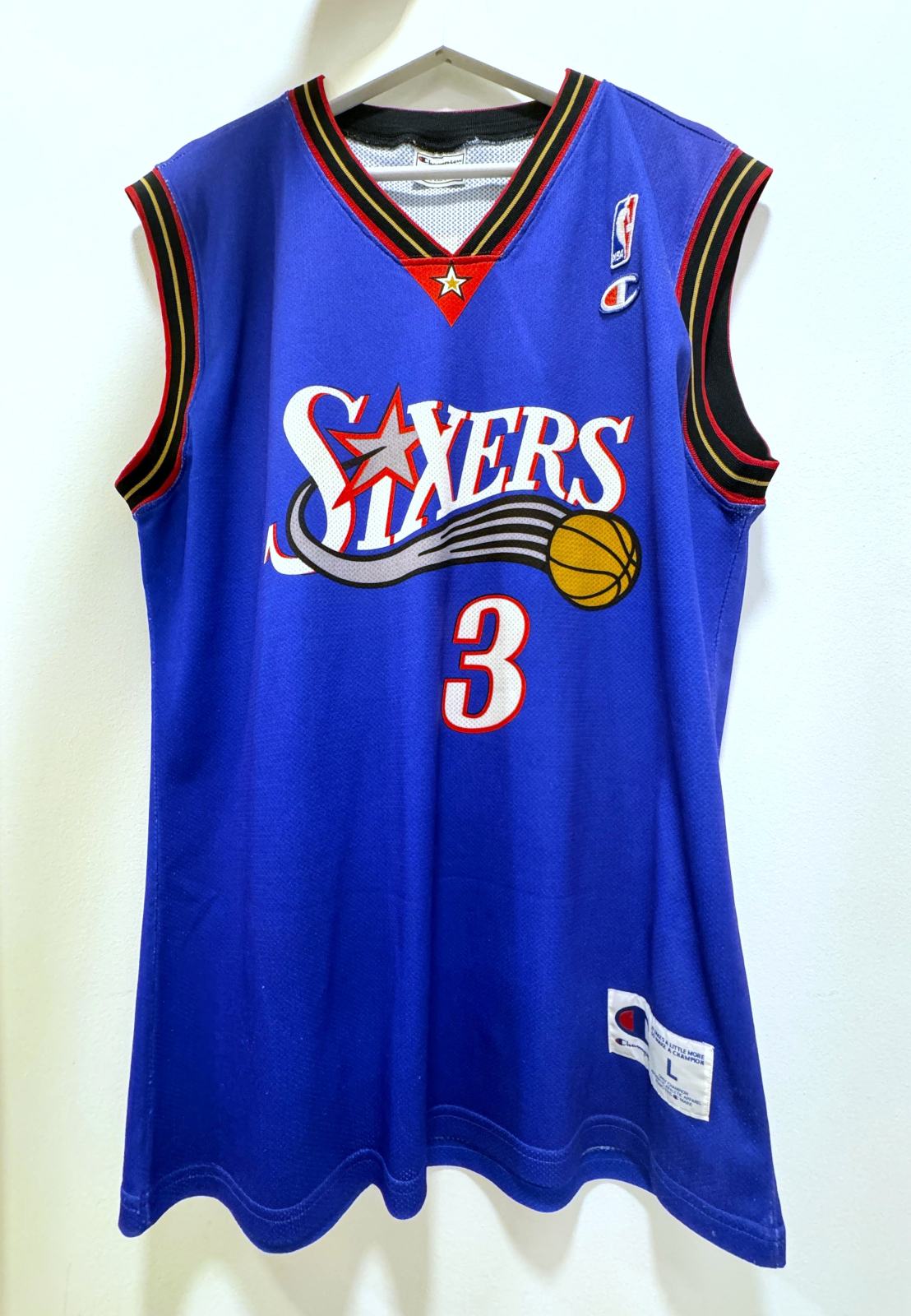 Allen Iverson Champion VINTAGE 90s CHAMPION ALLEN IVERSON 76ERS