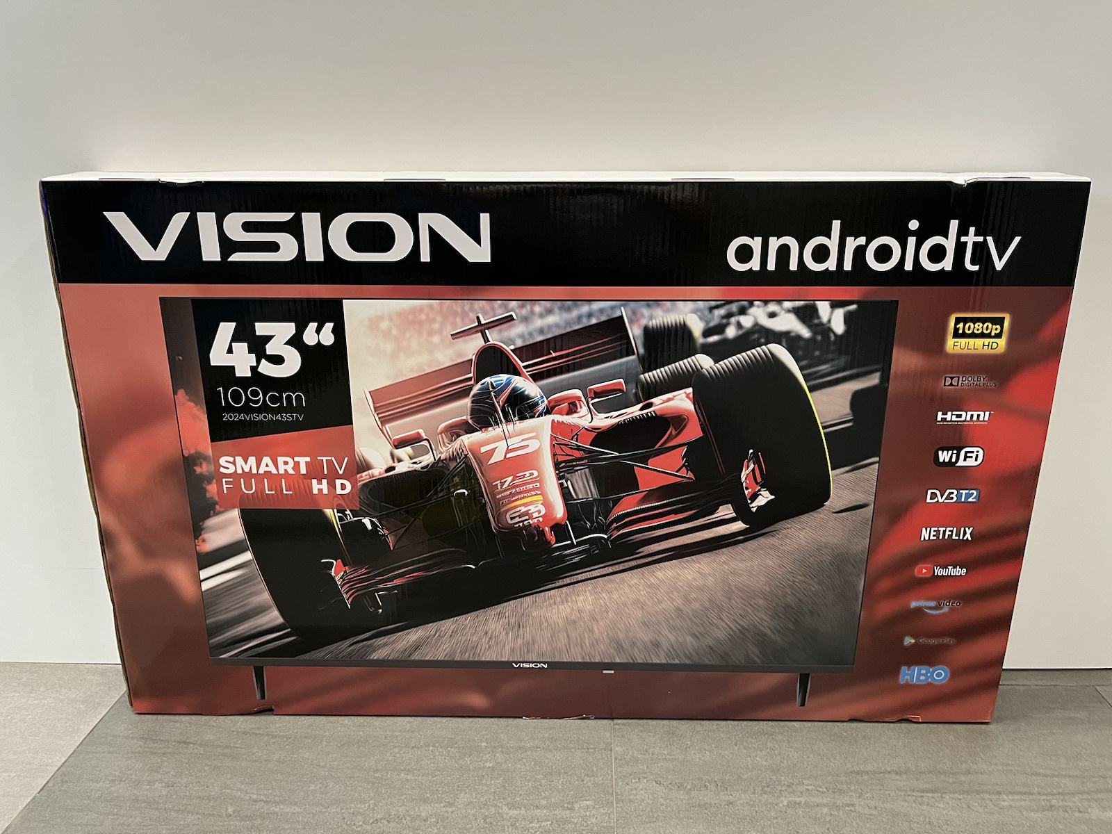 Vision Android Tv Vision 43 109cm Android TV, Full HD, Smart TV, NOVO, R1 račun