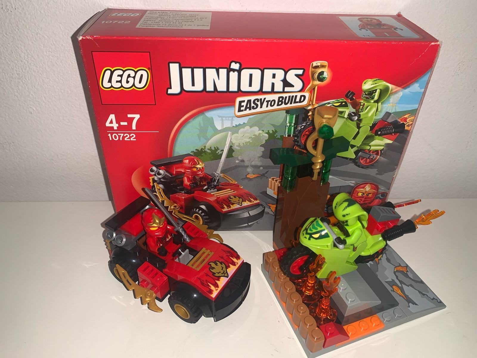 Lego 10722 JUNIORS Ninjago Snake Showdown, kao novo
