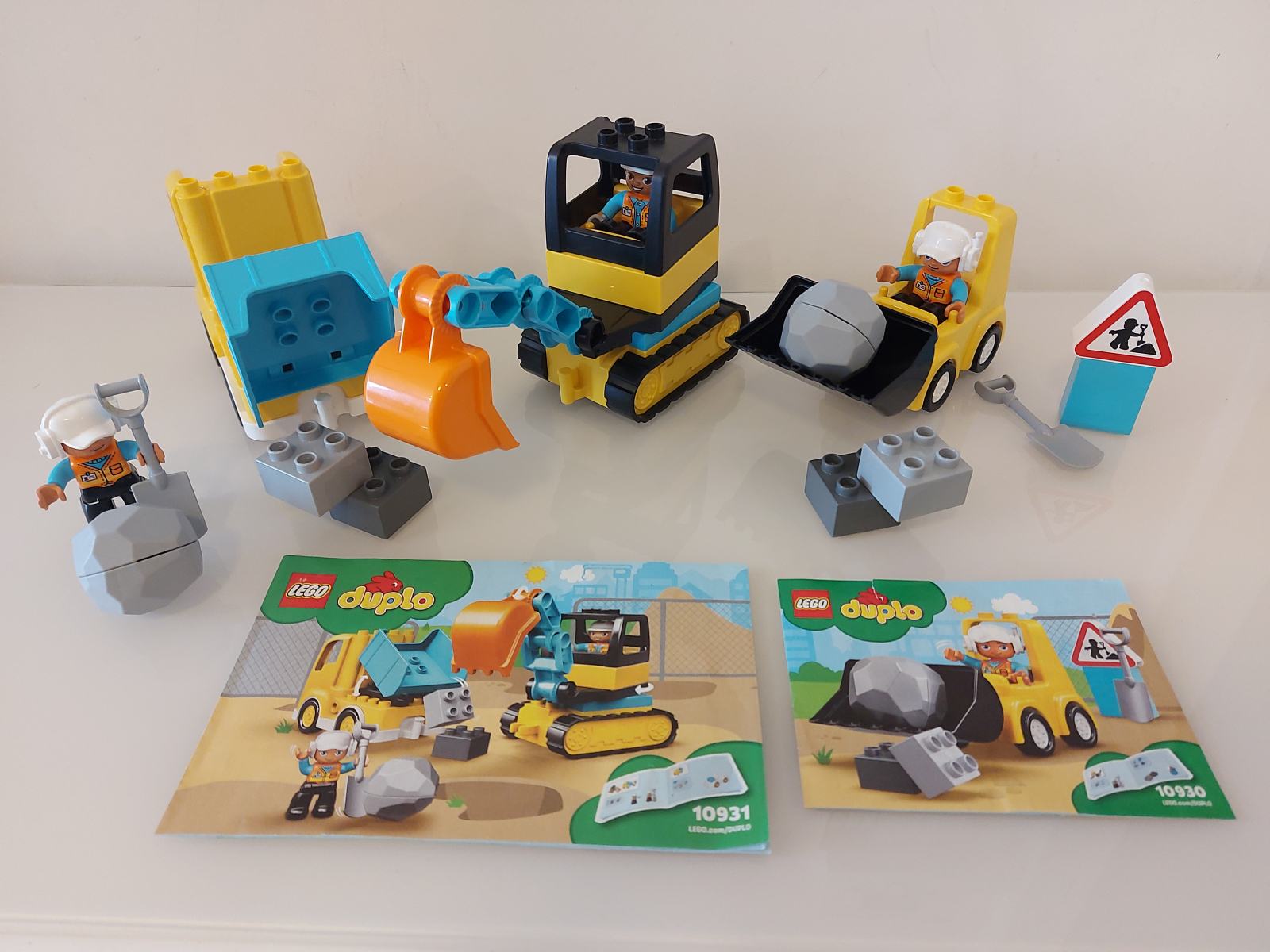 Lego duplo 10931 Kamion i bager gusjeničar, 10930 Buldožer