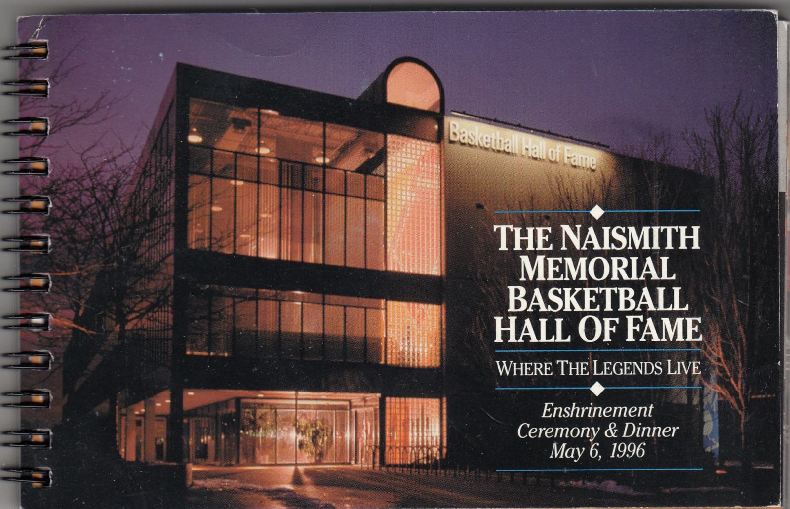 KREŠIMIR ČOSIĆ THE NAISMITH MEMORIAL BASKETBALL HALL OF FAME KNJIŽICA