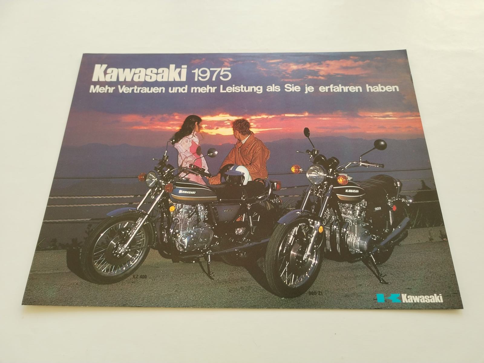 ORIGINALNI PROSPEKT KAWASAKI PROGRAM iz 1975. godine BROCH…