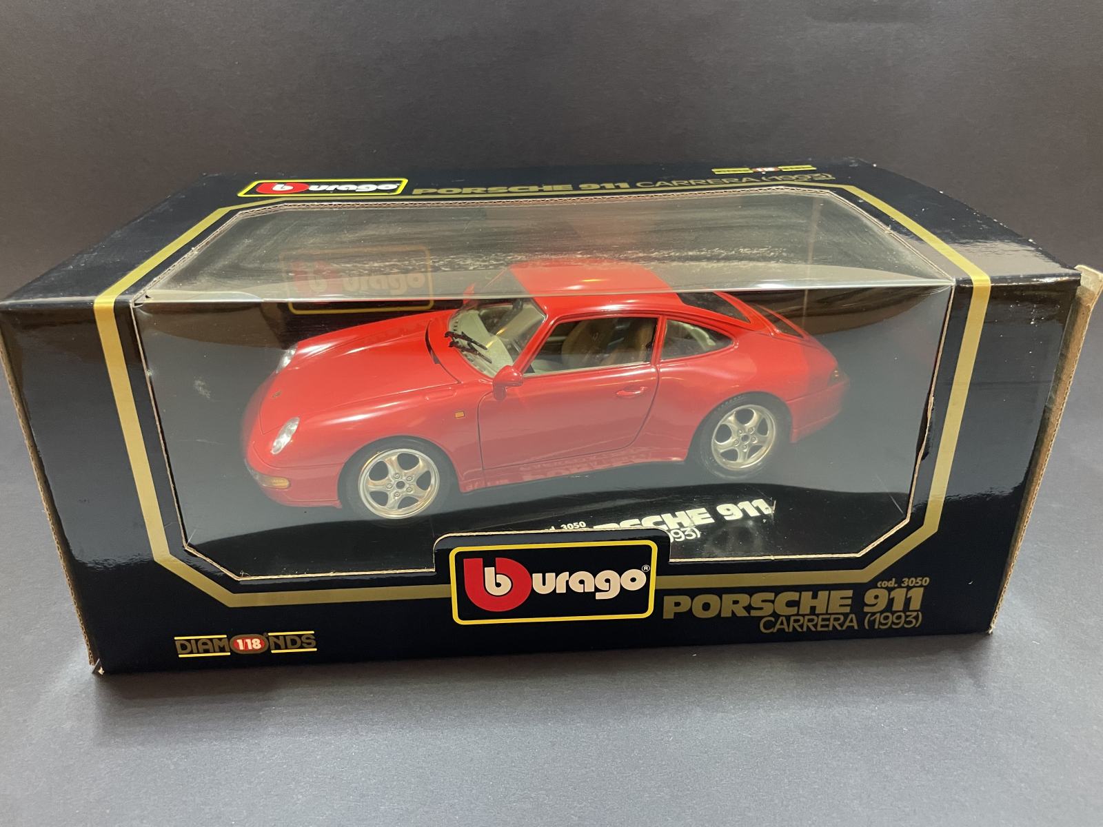Porsche 911 Carrera Iz 1993 Burago 1 18 Italy