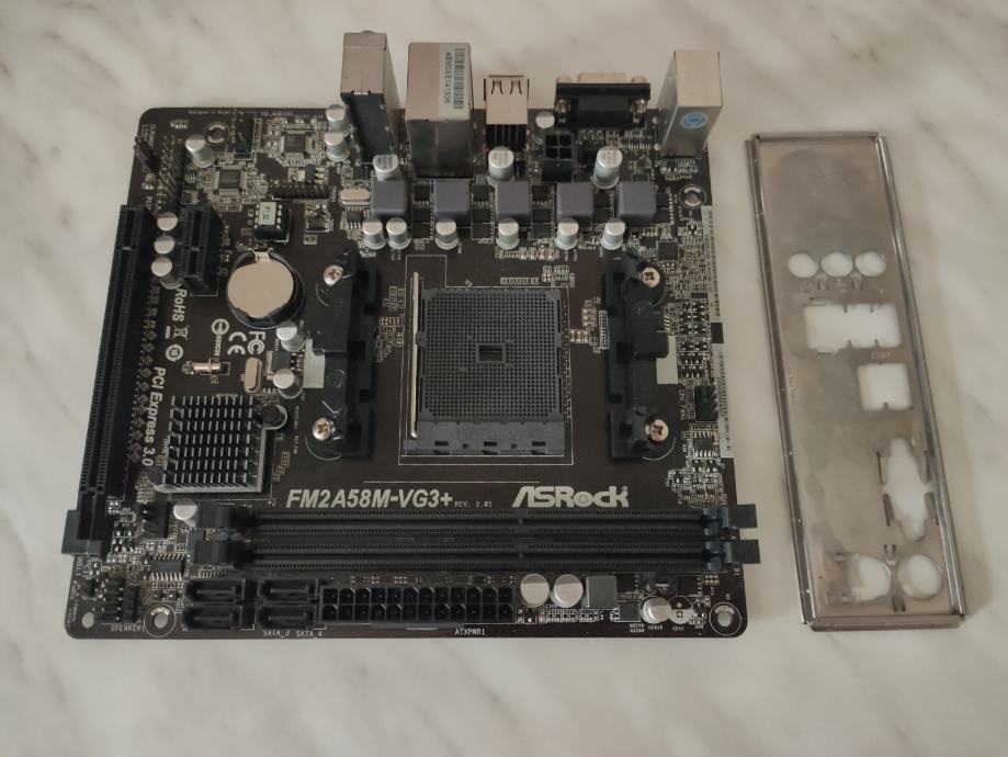 ASRock FM2A58M-VG3+ R2.0 socket FM2+ ploča •• AKCIJA •• 6€