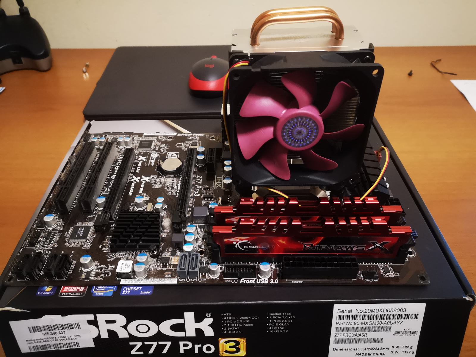 ASRock Z77 Pro Intel i7 3770K 16 GB DDR3
