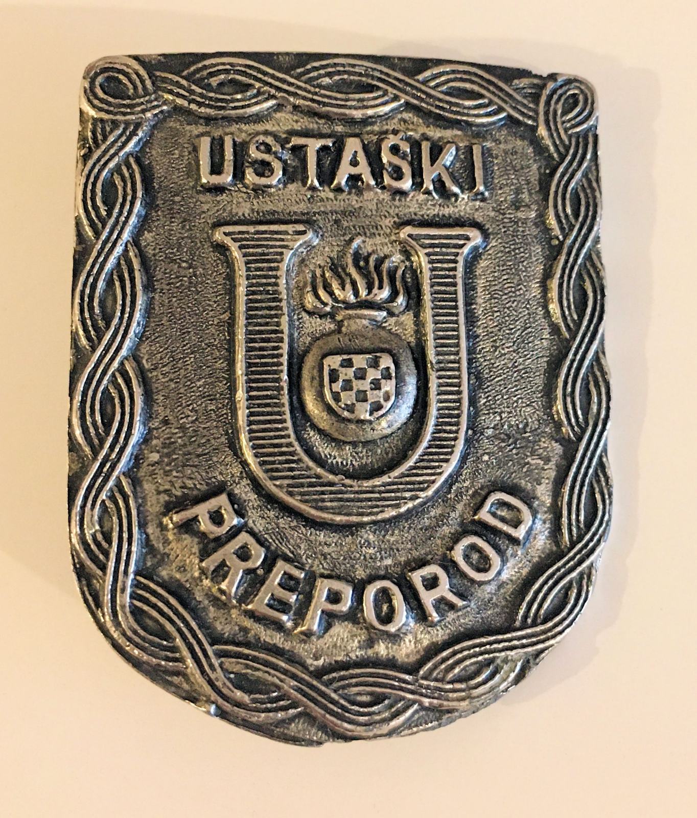 HOS prsna oznaka Ustaški preporod