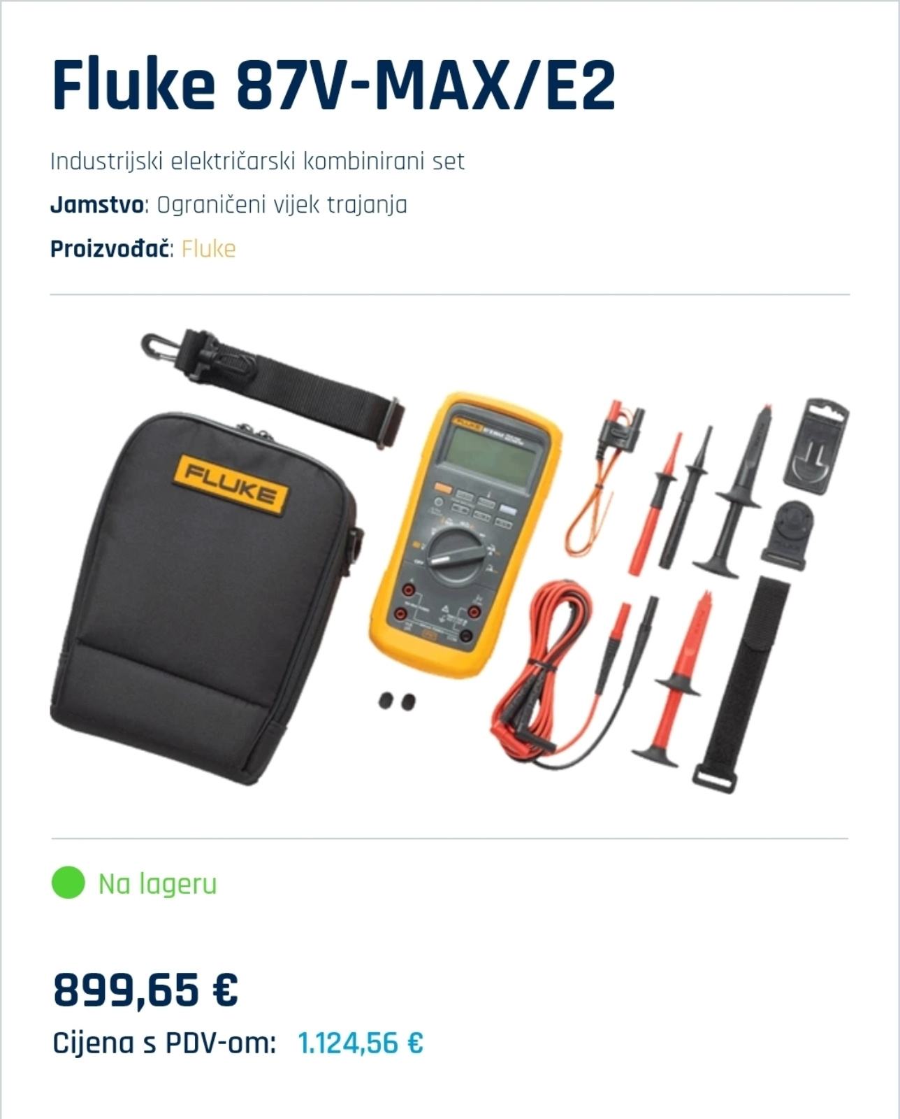 Slika Feluke Fluke 87 V MAX True RMS