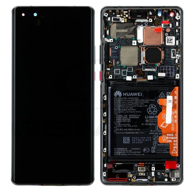 Huawei Mate 40 Pro 256 Go Noir - Désimlocké, 5G, 8 Go RAM + Coque (occasion, Parfait état)