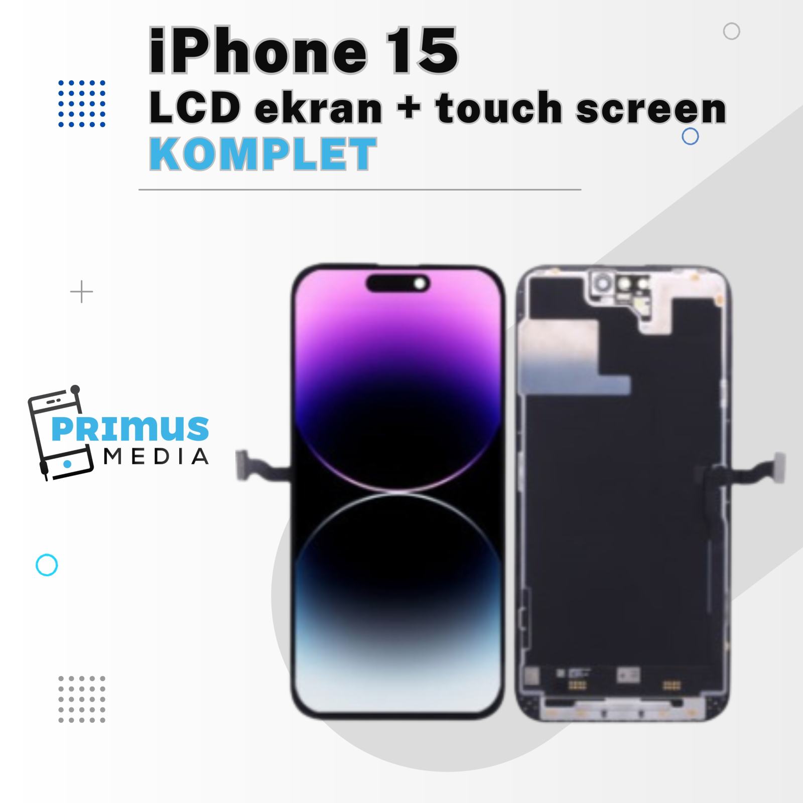 JK incell LCD Screen For iPhone 15 Pro – Maverick Sales