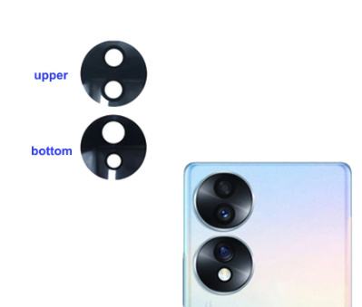 Staklo kamere za Honor 70 (set 2 stakla)