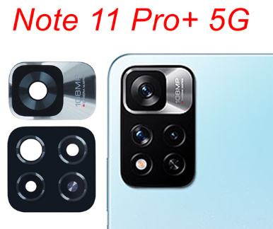 Staklo kamere za Xiaomi Redmi Note 11 Pro 5G Black