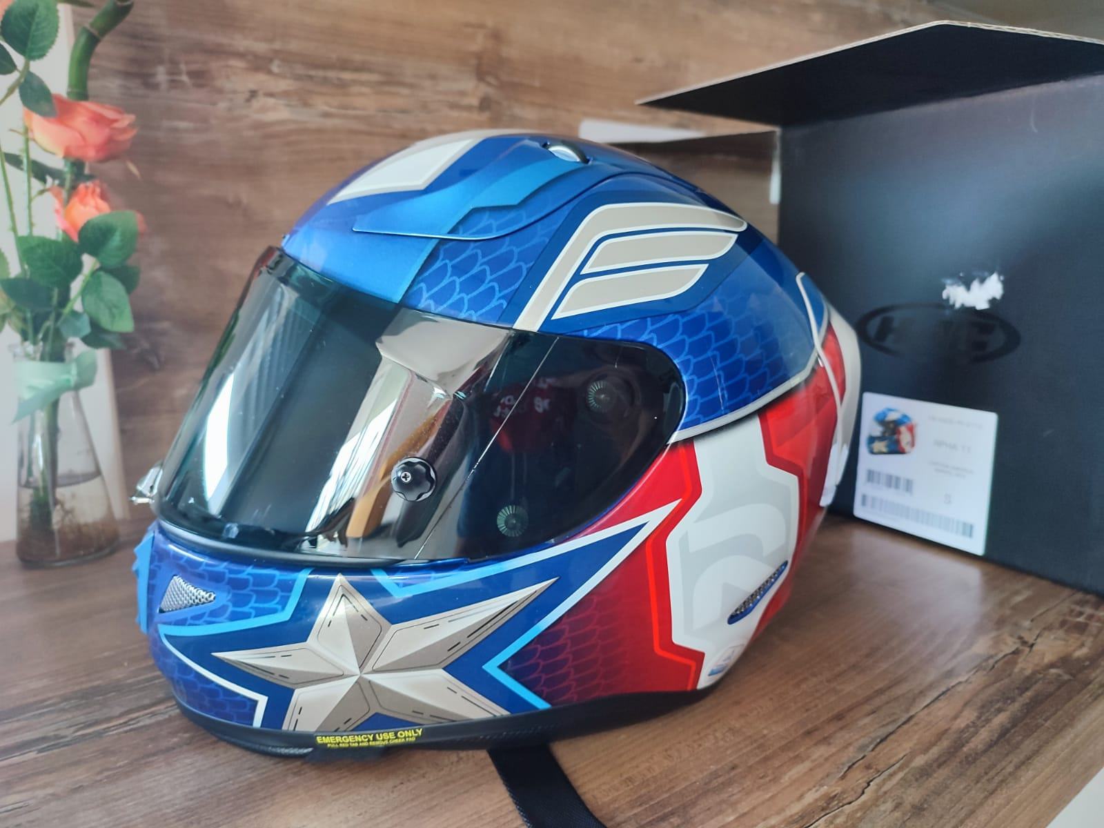 Kaciga HJC Rpha 11 Marvel Captain America TOP NOVO S 55-56cm