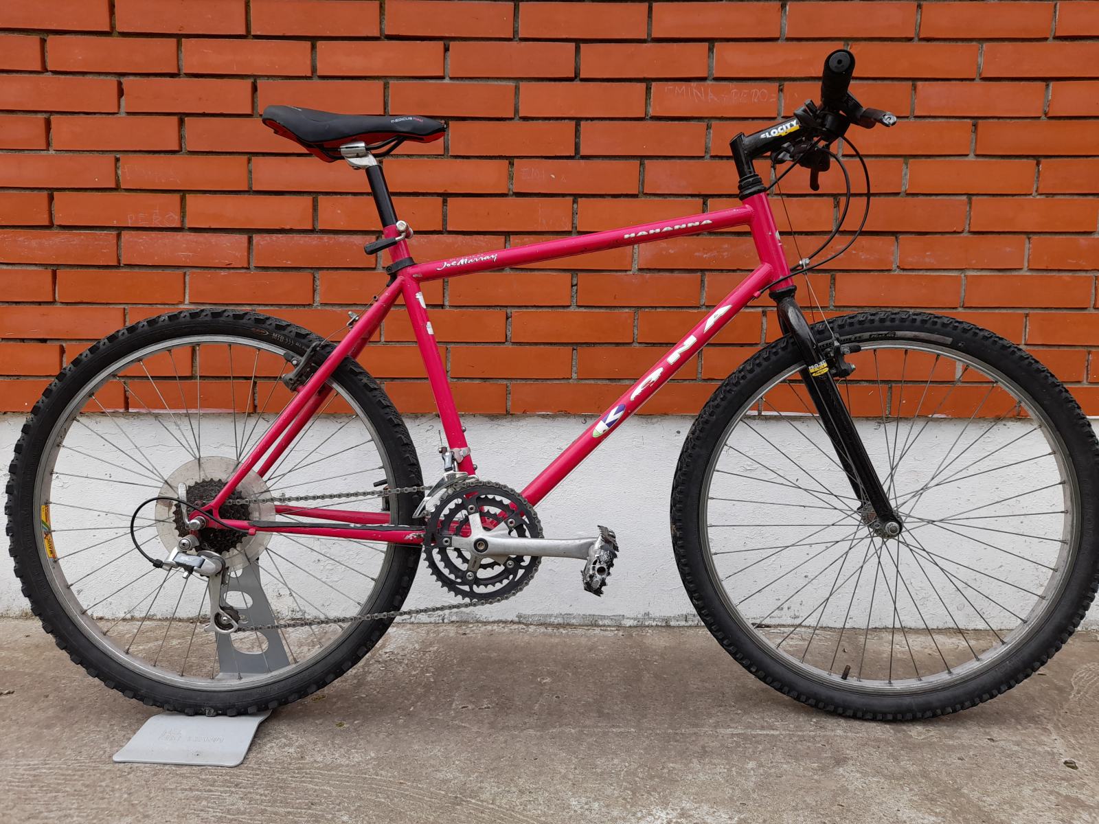 VTT Vintage Kona Hahana - Cadre Acier Rouge, 6 Vitesses, Occasion