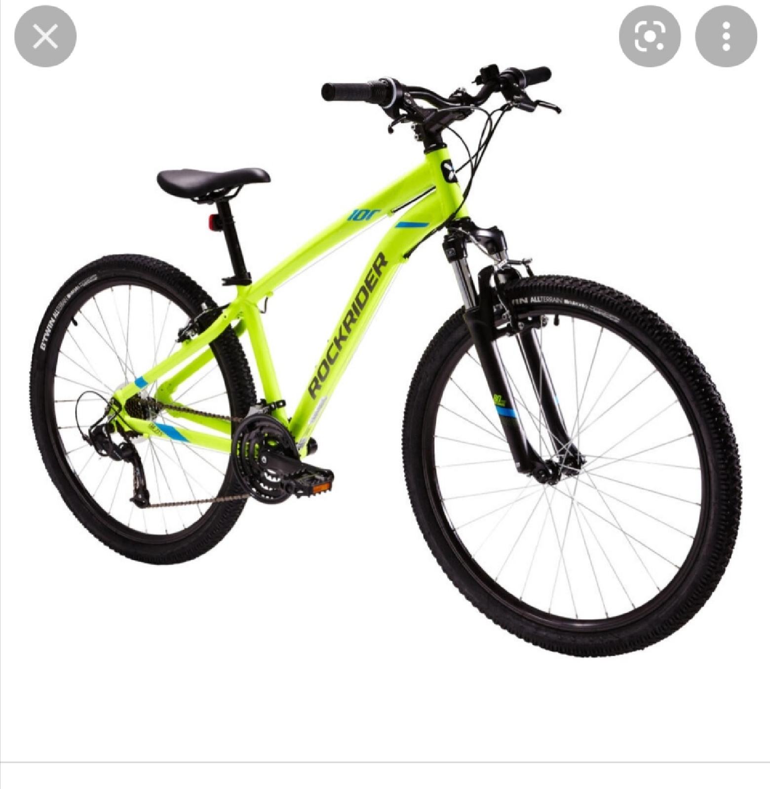 St 100 Rockrider Vert Fluo MTB Rockrider
