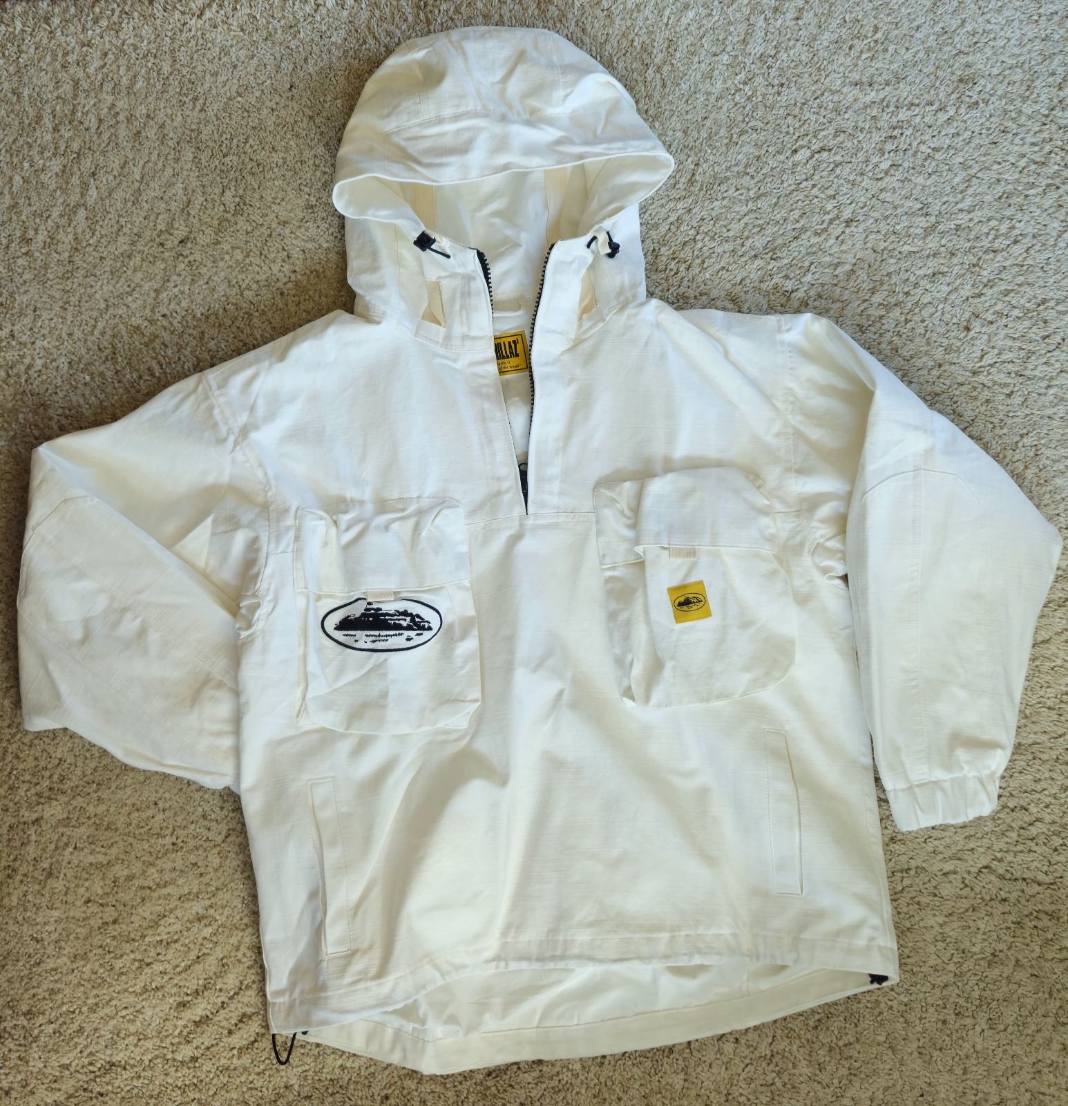 Corteiz Storm Jacket White