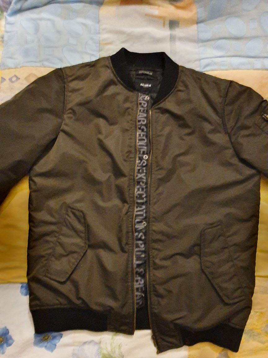 Bear Jacket Mens Pull And Bear Bomber Jakna Pullandbear Lederjacke