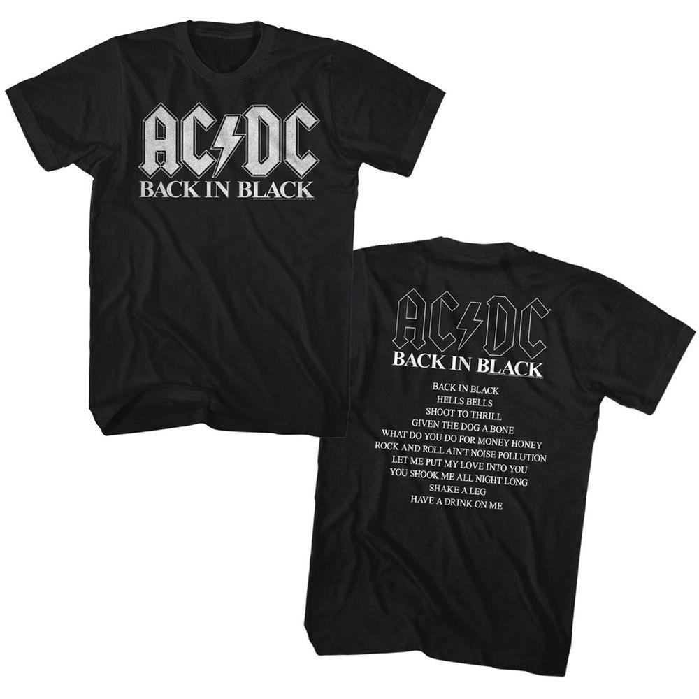 AC/DC Back In Black-Majica kratkih rukava,100 % pamuk