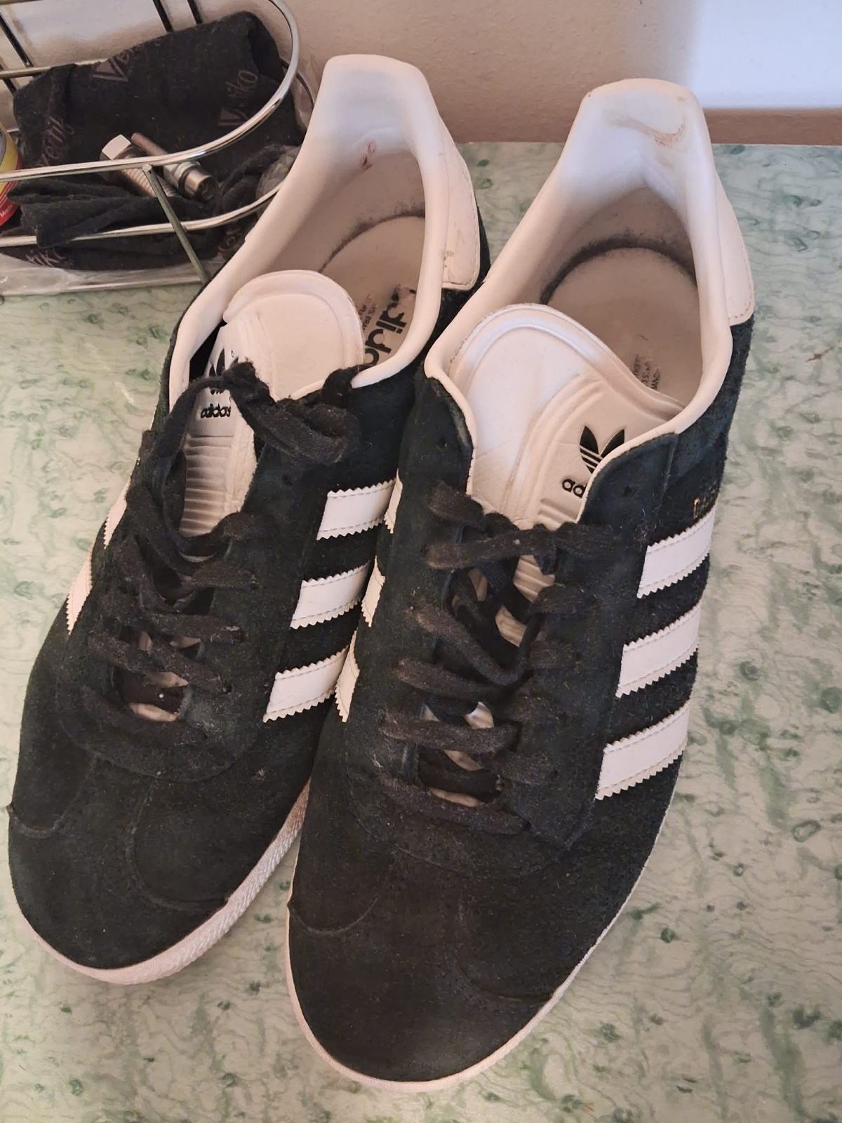 adidas gazelle silver green womens Women's adidas Gazelle