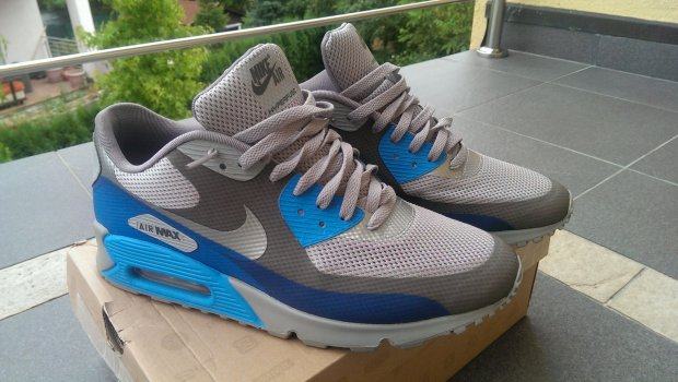 Grey Nike Air Max 90 Hyperfuse Zagreb Nike Air Max 90 Hyperfuse X - Main Image